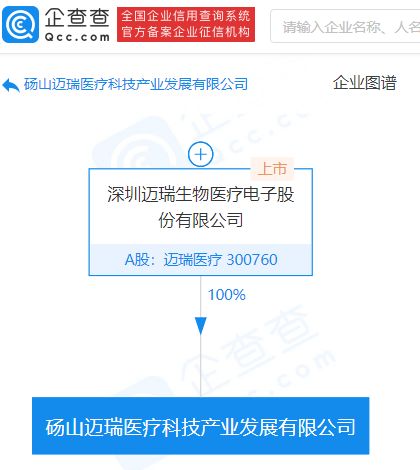 邁瑞醫(yī)療布局軟件新賽道 4億元成立科技產(chǎn)業(yè)發(fā)展公司，專(zhuān)注軟件開(kāi)發(fā)與銷(xiāo)售